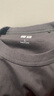 优衣库合作款女装大师T圆领T恤短袖正肩素色白T474404 08 深灰色 L /160/88A 实拍图