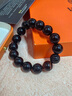 VAUBEL天然黑曜石貔貅手链情侣款金曜石手串彩虹眼虎眼石小众生日礼物男 【收藏级】14mm天然黑曜石红虎眼（一物一证） 实拍图