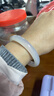 周六福白月光玉髓手镯宽条白透新中式国风送女友生日礼物 58mm 新年礼物 实拍图