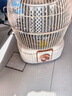 万宝取暖器小太阳家用鸟笼式烤火炉卧室电热扇节能省电小型电暖器电烤炉速热 奶油色【碳晶盘】无极调温+延长线 实拍图