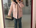 波司登（BOSIDENG）反季极寒鹅绒羽绒服男女情侣同款加厚大毛领保暖抗风外套 雪樱粉1862 -充绒量+30%左右-700+高蓬鹅绒 L 170/92A 体重约120-130斤-卡码拍大 实拍图