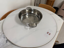 芝梵饭菜保温板加热菜板保温板暖菜板家用带电磁炉火锅暖菜板+火锅+自动旋转家庭旋转餐桌加热转盘 大理石纹丨80CM【电动+手动旋转】3000W火锅 实拍图