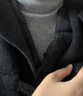雪中飞经典新款百搭轻薄男式立领短款羽绒服马甲包边大口袋休闲鸭绒 宝石黑|8086-女 M 170/92A 实拍图