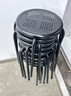 华恺之星 凳子 家用铁艺餐凳 板凳换鞋凳高凳等位椅圆凳  HK5086 4把装 实拍图