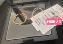 周六福5G工艺波纹戒黄金戒指女38妇女节礼物计价AW015681 11号 约0.64g 实拍图