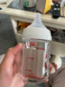 贝亲（Pigeon）玻璃奶瓶宽口径防胀气160ml S号奶嘴 1月+ AA186  实拍图