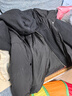 雪中飞女士羽绒服冬季连帽保暖防寒防风潮流时尚纯色简约百搭羽绒衣外套 黑色 L (165) 实拍图