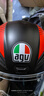 AGV K1S头盔K1摩托车机车全盔四季通用全覆式跑盔男女广角通风透气3C K1S-WARMUP MATT BLACK RED XL（适合59-61头围） 实拍图