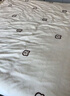 无印良品法兰绒三件套 牛奶绒刺绣保暖学生宿舍床上套件 被套150*200cm 实拍图