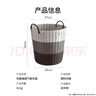 维简脏衣篓大容量可折叠 仿藤收纳筐收纳篮玩具脏衣服收纳框 实拍图