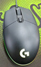 罗技（G）G102第二代游戏鼠标 RGB流光灯效鼠标 轻量化  游戏级8000DPI传感器 黑色 200-8000DPI 实拍图