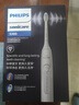 飞利浦（PHILIPS）【肖战推荐】声波电动牙刷钻石3系 新年礼物 情侣送男生/女友 微泡水流HX5181/01皓月白 实拍图