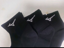 美津浓（MIZUNO）透气运动袜5A级抗菌中筒专业羽毛球袜舒适耐磨快干防臭透气男女 黑色透气中筒袜（3双）Z209 L 晒单实拍图