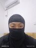 摩多狼（MOTOWOLF）冬季保暖头套男摩托车头盔面罩电动车防风骑行装备 黑 均码 实拍图
