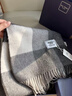 回力围巾冬季男加长加厚保暖格子围脖百搭舒适文艺风礼物情侣披肩棉 黑色【100%绵羊毛围巾+礼盒+红贺卡】 实拍图
