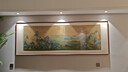 摩马艺品千里江山图山水画客厅装饰画中式挂画沙发背景画宋氏美学国画 雅致红褐实木画框【免费安装】 55x158cm（馆藏丝绢画芯） 实拍图