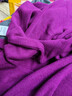 优衣库女装HEATTECH摇粒绒两翻领套头衫/长袖479608 76 紫色 2XL /165/100B 实拍图