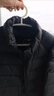 京东京造【air+零压羽绒】轻薄羽绒服男外套冬立领90鸭绒 曜石黑XXL 实拍图