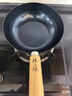 臻三环铁锅章丘炒锅小铁锅无涂层不易粘锅炒菜锅平底煎锅古斗礼盒装 古斗 24cm 实拍图