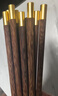 京东京造 筷子 家用食品接触级餐具鸡翅木【圆顶金福】10双成人+2双儿童筷 实拍图