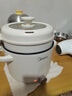 美的（Midea）电煮锅 泡面火锅宿舍小电锅 电蒸锅 多功能多用途电热锅 2.6L蒸煮一体XZE2076 配蒸笼 实拍图
