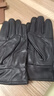 真皮手套男士软皮薄款加绒冬季保暖加厚骑行摩托车防水耐磨手套女 男款-真羊皮加绒 实拍图