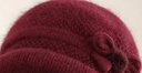 啄木鸟帽子女中老年人妈妈冬季新款保暖老人奶奶秋冬天老太太针织毛线帽 枣红色【帽子】 均码高弹/加绒加厚 实拍图