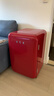 HCK哈士奇【补贴15%】复古小冰箱冷冻冷藏1-2人两用办公室冰箱家用饮料柜130RDC小吐司107L 樱桃红升级版 | 变频节能 | 107L 实拍图