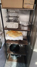 溢彩年华打印机置物架落地阳台储物收纳架夹缝厨房架碳钢加厚木板5层4282 实拍图