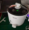 美的（Midea）电煮锅 宿舍小电锅 电蒸锅 学生寝室一体泡面小火锅多功能锅 电煮锅小型1-2人XZE1613 配蒸笼 1.7L 实拍图