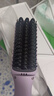 康夫（CONFU）直发梳卷发棒卷直发器负离子造型梳礼物卷直两用便携拉直内发梳子懒人电卷梳KF-524紫 实拍图