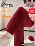 俞兆林妈妈冬装棉服外套奶奶唐装棉袄女中老年人红色老人本命年婚宴衣服 红色 L （建议80-95斤） 晒单实拍图