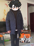 波司登25年冬季羽绒服90绒男士修身中长款加厚脱卸帽保暖百搭送礼外套 实拍图