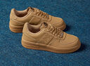 Kappa卡帕男鞋板鞋男冬季新款厚底小白鞋子男百搭休闲鞋情侣跑步运动鞋 雄鹿棕 41 实拍图