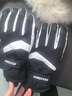 回力手套冬季男骑行手套滑雪加厚保暖触屏防泼水防风寒电动摩托手套女 黑色【科技锁温+骑车防滑】 均码 实拍图