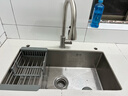 华帝（VATTI）厨房水龙头抽拉式三功能水槽洗菜盆水龙头冷热304不锈钢062100-JD 实拍图
