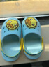 B.Duck小黄鸭童鞋儿童拖鞋男童透气洞洞鞋女童可爱家居鞋0955月色20 实拍图
