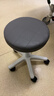 美容院凳子滑轮旋转升降圆凳化妆梳妆凳美发美甲理发椅吧凳大工椅 深灰色29cm座面可升降38cm-48cm 实拍图