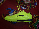 李宁足球鞋男TF碎钉成人青少年小学生儿童专业比赛训练球鞋钉鞋绿 34  实拍图