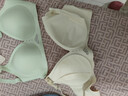 十月结晶哺乳文胸秋冬季裸感透气产后喂奶孕产妇哺乳内衣 青麦绿L码 实拍图