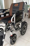 好哥（haoge）电动轮椅老年人专用智能全自动轻便可折叠旅行残疾人代步车W680 低靠6减震【远程遥控+语音播报】锂电12A 实拍图