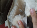 红蜻蜓雪地靴女鞋冬季厚底增高面包靴女靴短筒靴WTC44611 卡其色 38 实拍图