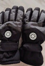 目丸保暖手套男女户外冬天骑行防寒风加绒厚触屏女防水冬季棉滑雪手套 4#雪花圆标黑色（拼色男款） 实拍图