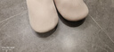 DMPD日式四季静音拖鞋女软底家用待客办公室棉拖家居室内地板男士冬季 米白 25 cm M码（适合38-39） 实拍图