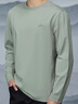 HLA海澜之家长袖T恤男秋季25山不在高系列圆领打底衫男 实拍图