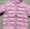 亚瑟士（asics）童装25年冬季儿童柔软舒适三防轻薄保暖羽绒服【高充绒量】 粉色 清洁度1000-鸭绒 130 充绒量70g 实拍图