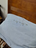 金号 素色绣花 纯棉枕巾 柔软透气单人枕巾 2条装 蓝色 50*80cm 实拍图