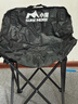 小魔户外折叠椅 超轻月亮椅露营椅子便携躺椅靠背椅钓鱼凳野餐桌椅 黑 实拍图