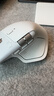 罗技（Logitech）大师系列 MX Master 4 高性能无线蓝牙鼠标  办公鼠标 静音鼠标  升级款 浅灰 带无线接收器 实拍图
