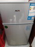 奥克斯小冰箱家用小型迷你冷藏冷冻两用出租房宿舍用节能省电寝室办公室电冰箱 【热卖款 升级净化去味】22A126DW银 实拍图